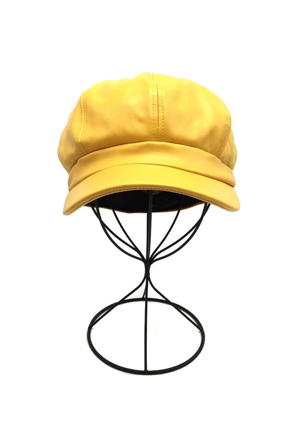 Faux leather cap - 3 colors