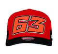 Miniatyrbild 2 av 5: Casquette Dual Ducati Corse Francesco Bagnaia 63 Vuxen En Storlek