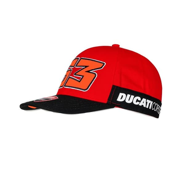 Casquette Dual Ducati Corse Francesco Bagnaia 63 Vuxen En Storlek