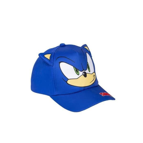Premium Sonic Barnkeps - DISNEY - Blå - 100% bomull - Sportig mode