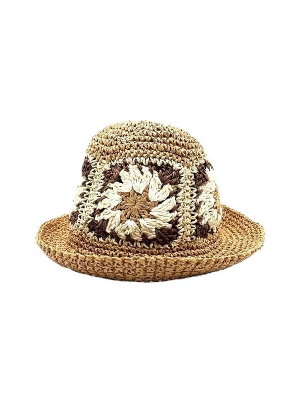 Agélii Fashion - Virkad flexibel boho-hatt - 2 färger