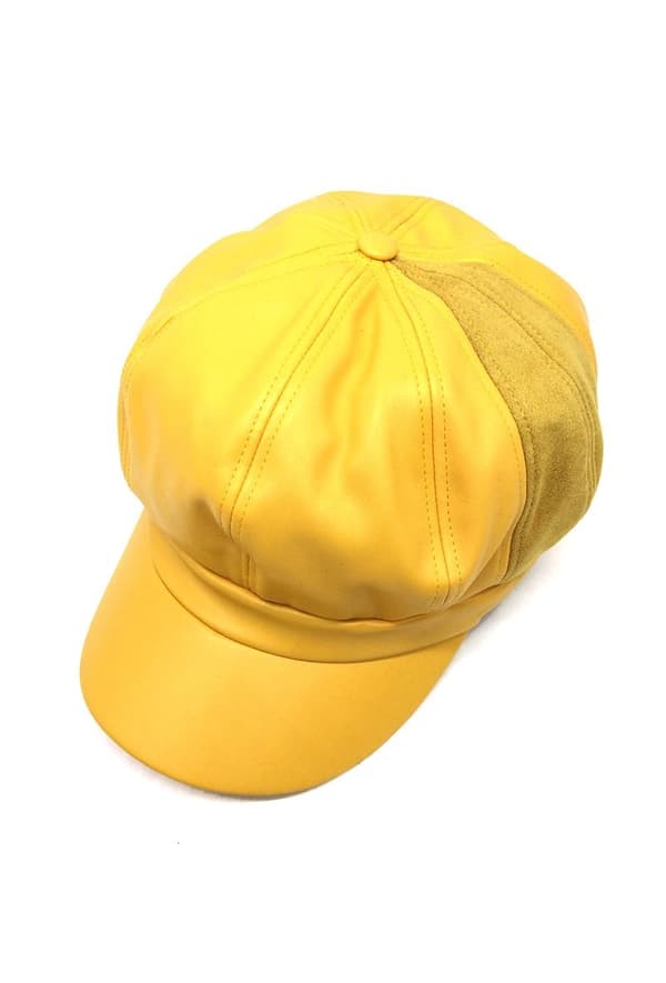 Faux leather cap - 3 colors