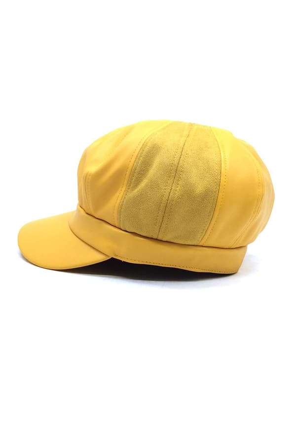 Faux leather cap - 3 colors