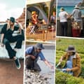 Miniatyrbillede 3 af 10: Lollanda Foldbar Vandtæt Fiskerhue – Unisex – Hurtigtørrende solhat til sommer – Udendørs beskyttelse mod solen