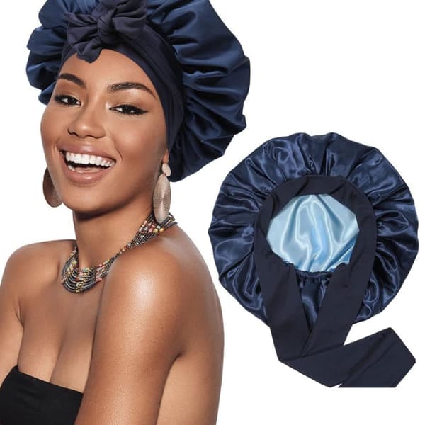 Lollanda Women's Night Hat – satiiniset nukkujat, konepelti hiusten suojaamiseen ja uneen