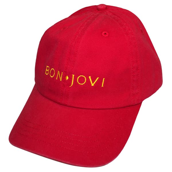 Bon Jovi Original Band Logo Baseball Cap One Size