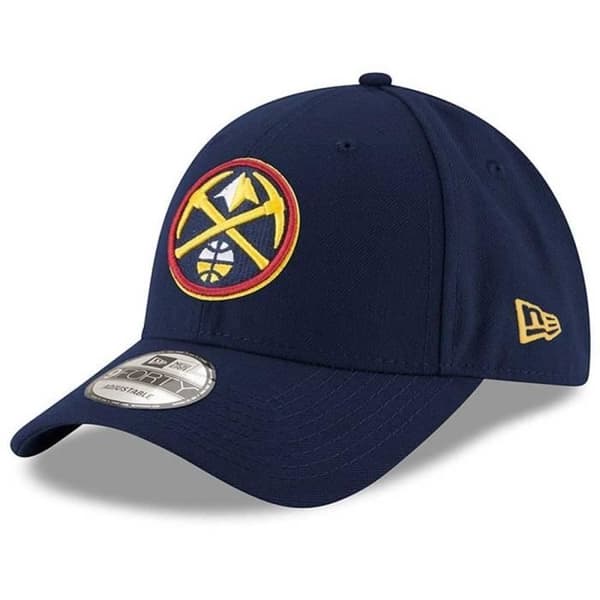Hatt - NEW ERA - 9FORTY - NBA Denver Nuggets - 100% bomull - Blå - Unisex