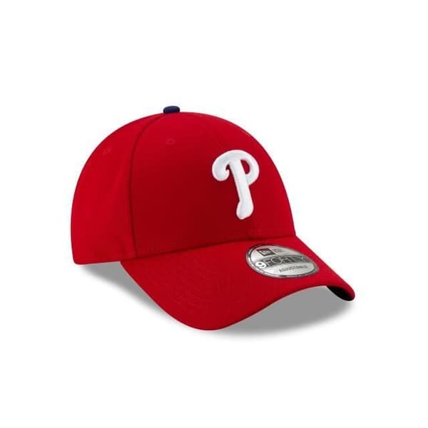 Keps - New Era - Phillies The League 9forty - Röd - Justerbar - 100 % polyester