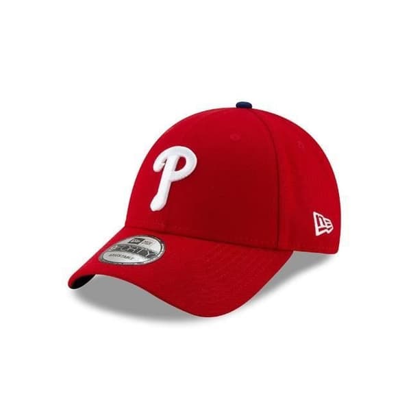 Keps - New Era - Phillies The League 9forty - Röd - Justerbar - 100 % polyester