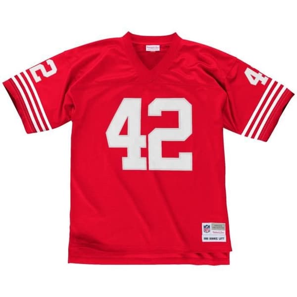 Maillot NFL Legacy - San Francisco 49ers 1990 Ronnie Lott - Röd - Herr - Mitchell &amp; Ness - Sportkläder