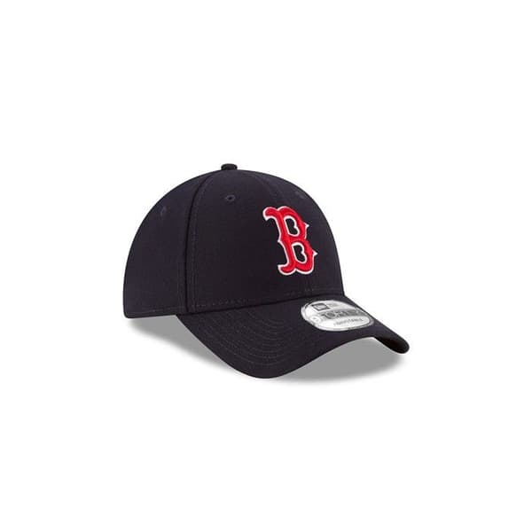 Keps - New Era - Boston Red Sox 9 Forty - Justerbar - Böjt visir - 100 % polyester