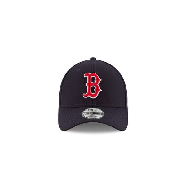 Keps - New Era - Boston Red Sox 9 Forty - Justerbar - Böjt visir - 100 % polyester
