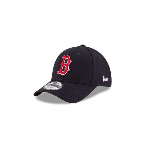 Keps - New Era - Boston Red Sox 9 Forty - Justerbar - Böjt visir - 100 % polyester