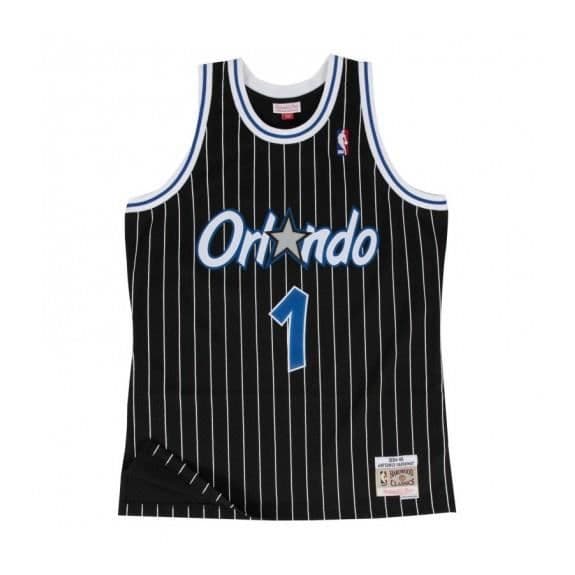 T-shirt - MITCHELL &amp; NESS - Orlando Magic - Anfernee Hardaway - Svart - Sportkläder - Vuxen