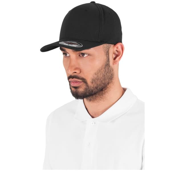 Keps - Flexfit - 5 panel - Svart - Unisex - Sommar