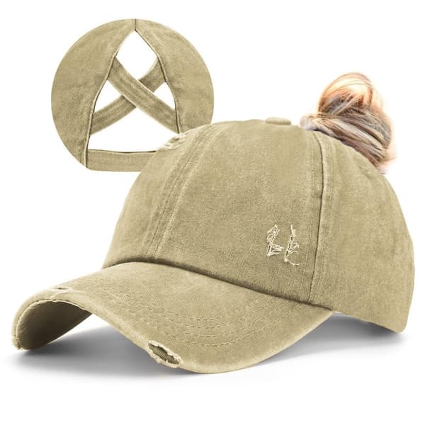 Lollanda Bomullsbaseballkeps – unisex solhatt i enfärgat, andningsbar, svettavvisande, hållbar och bekväm, one size Ljusbrun