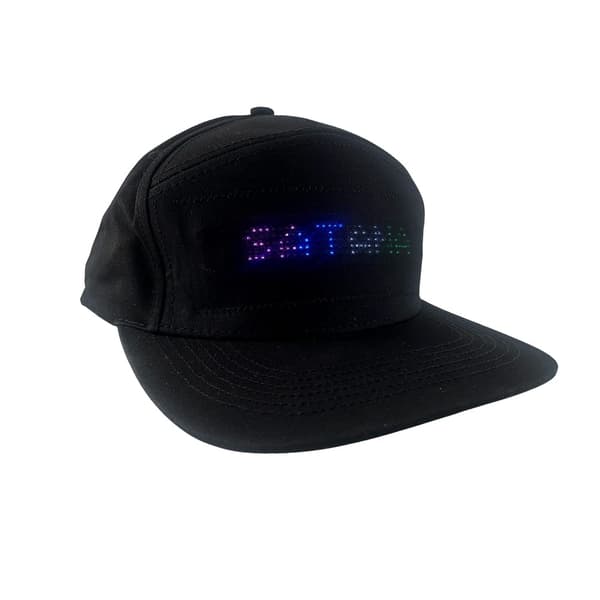 Keps med LED-display - Bluetooth -