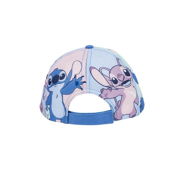 Basebollkeps - Disney - Stitch - Blå - 100% Polyester - Justerbar rem