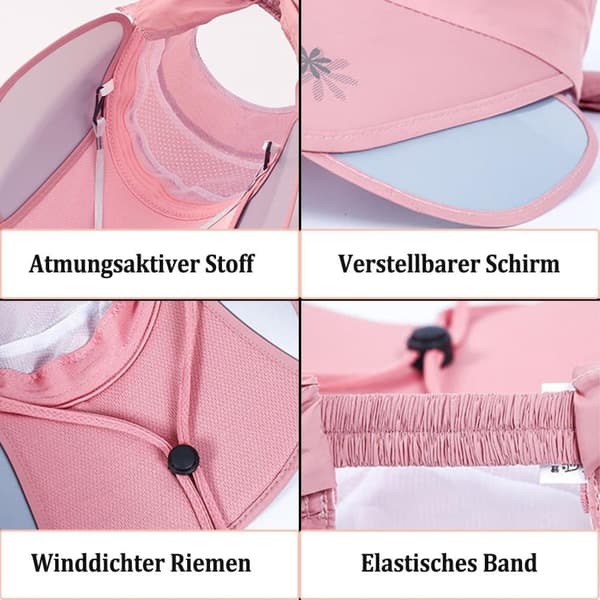 Lollanda Solhatt för Damer – Bredbrättad Golfhatt, UV-Skyddande och Stilren Solhatt för Utomhusbruk