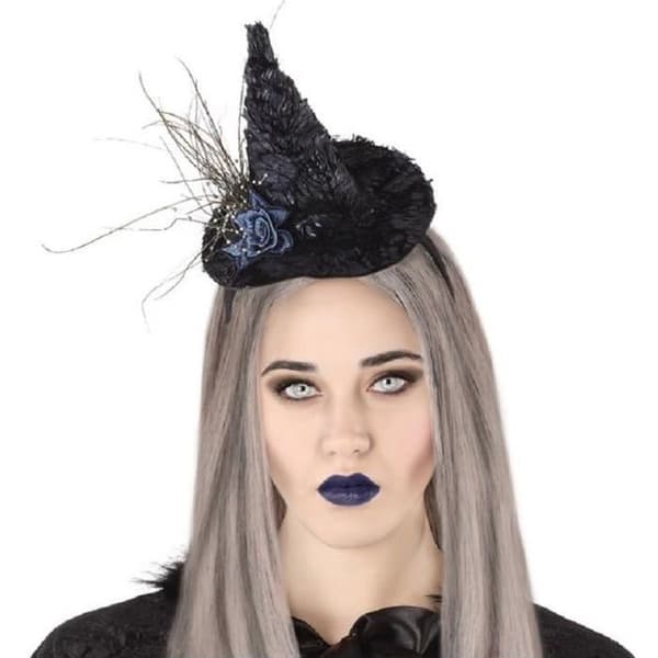 Halloween Witch Pannband - ATOSA - Svart och Blå - Dam
