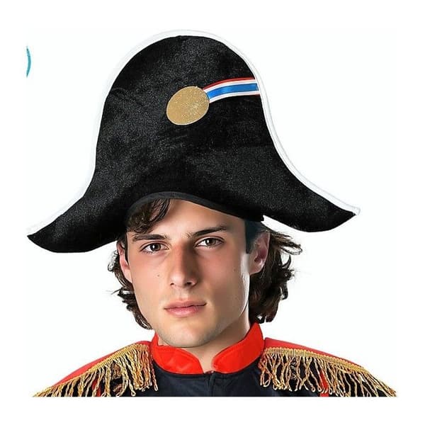 Napoleon Bicorn Hat - ATOSA - Förklädnadstillbehör - Svart, guld, blå, vit - Utomhus