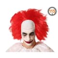 Miniatyrbild 1 av 2: Halloween Killer Clown Peruk - ATOSA - Kostymtillbehör - Röd - Vuxen/barn