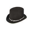 Miniatyrbild 2 av 2: Vuxen Bone Top Hat - Svart - Fancy Dress Accessory