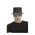 Miniatyrbild 1 av 2: Vuxen Bone Top Hat - Svart - Fancy Dress Accessory
