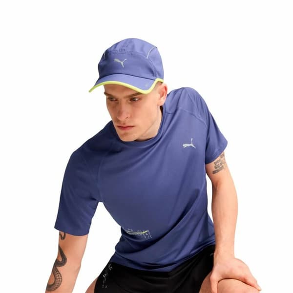 Hatte til mænd Puma Visor 5 Blå Onesize Running