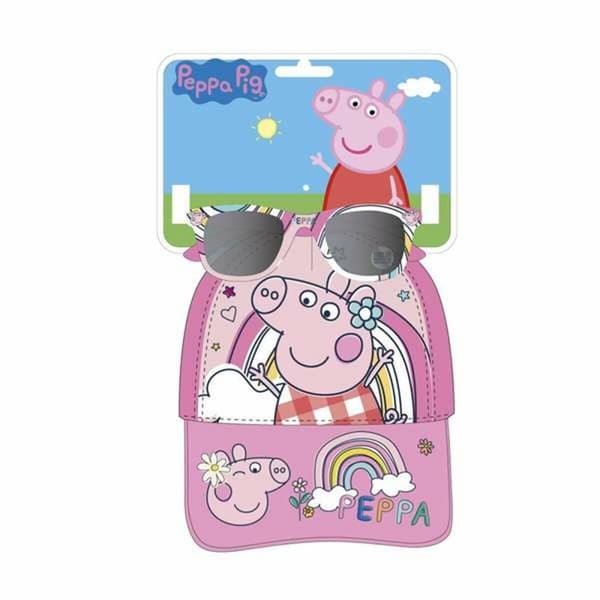 Keps och solglasögon set Peppa Pig 2 Delar