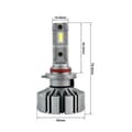 Miniatyrbilde 1 av 2: LED-konvertering G9 9006 30W 6000LM