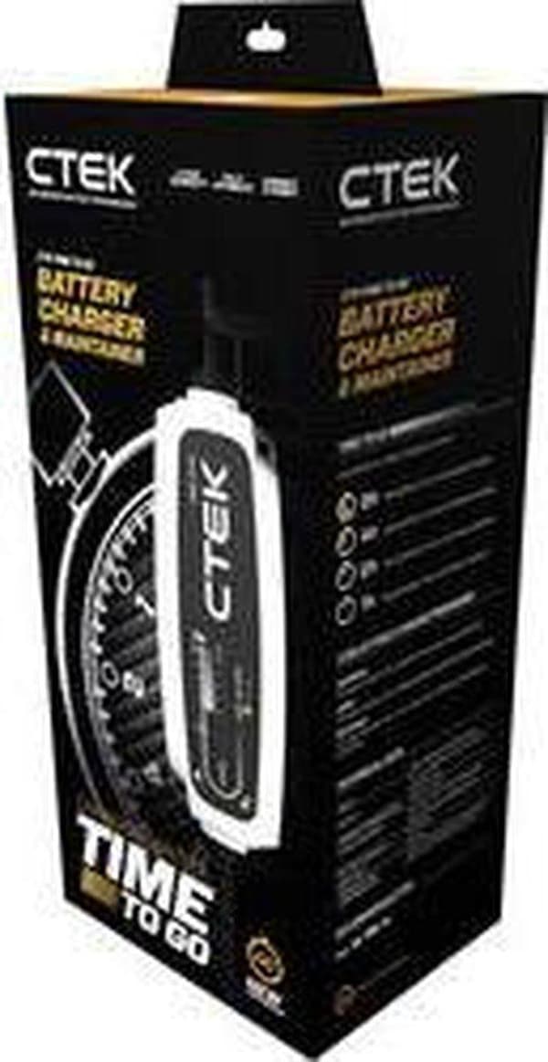 CTEK Battery Charger CT5 Time to Go - lähtölaskentanäytöllä