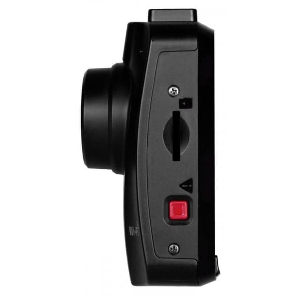 Transcend DrivePro 230Q Dashcam med GPS Horisontell betraktningsvinkel (max.): 130 ° 12 V batteri, körfältshållningshjälp, WiFi, kollisionsvarning, di