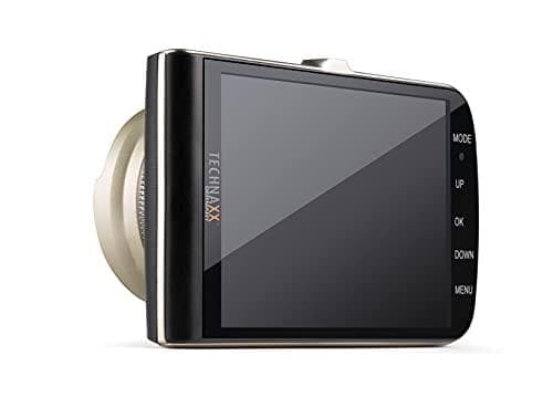 Technaxx TX-167 dashcam horisontell betraktningsvinkel max.=130 ° 5 V kollisionsvarning, display, filassistent, mikrofon (4926)