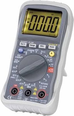 Voltcraft handhållen multimeter digital AT-200 bilmätfunktion CAT III 600 V display (räknas): 4000 (AT-205P)