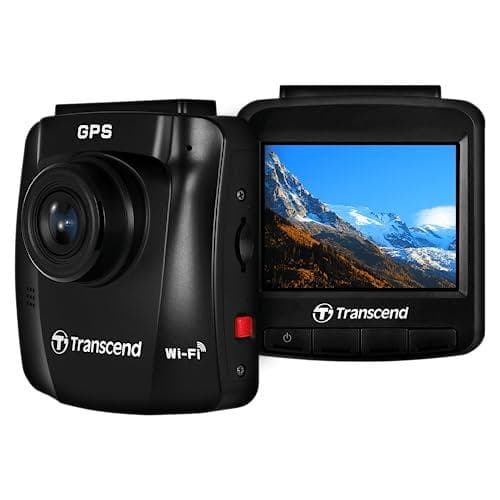Transcend DrivePro 250 - Dashboardkamera - 1080p / 60 fps - Wi-Fi - GPS / GLONASS - G-sensor (TS-DP250A-64G)