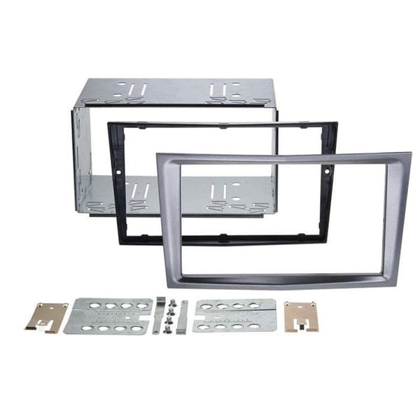 2-DIN fasadadapter för Opel Antara/Astra/Zafira kol-metall
