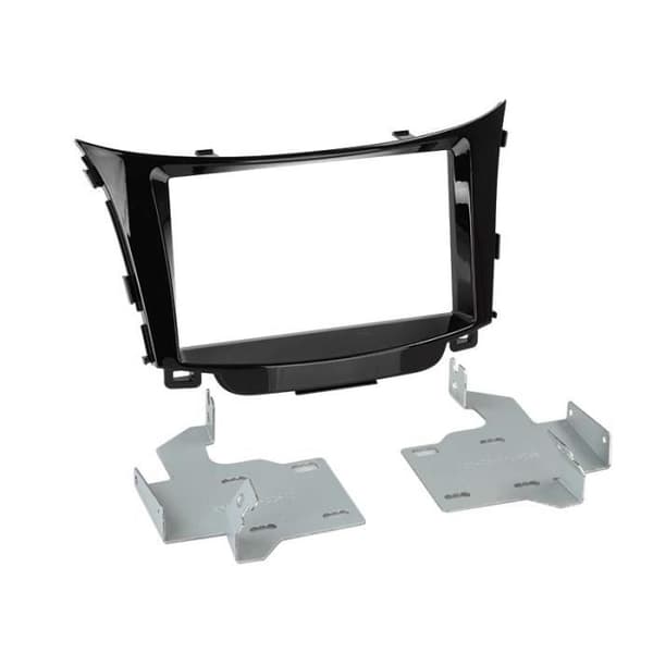 Framskiva 2-DIN för Hyundai i30 2012 &gt; svart piano