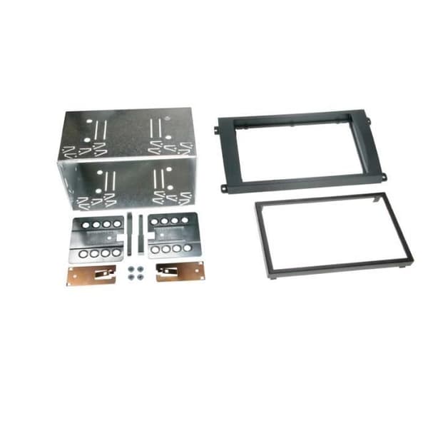 2-DIN frontplatta adapter - ACV - Porsche Cayenne - Svart - Bilradio - Ej universell