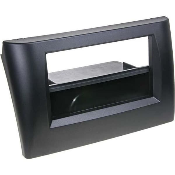 2-DIN frontadapter med förvaringsfack Fiat Stilo svart