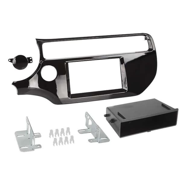 2-DIN frontadapter - ACV - Kia Rio 03/2015 - Svart piano - Enkel och estetisk installation