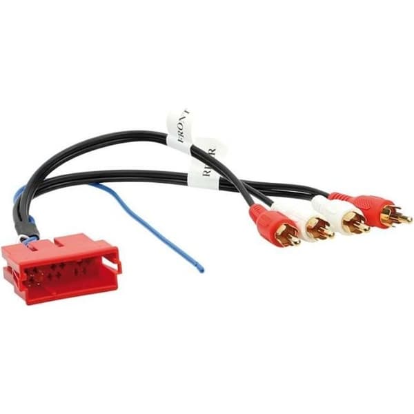 Ljudadapter - ACV - Audi till Mini ISO - RCA - Universal - Svart