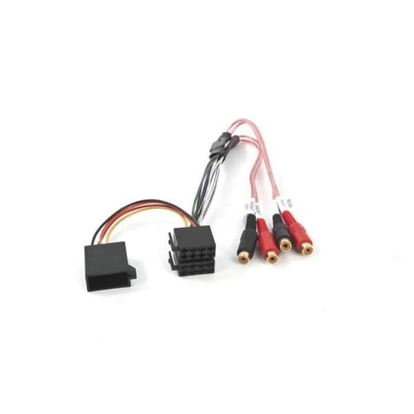 Bilradiosele - HP - PC9-451 - Universal ISO-kontakt - 4 kanaler - Svart