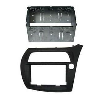 Adaptör för bilradio Double DIN - AUTOLEADS - Honda Civic 2006 - Svart - Metallbur - 2 DIN