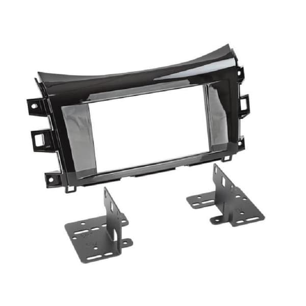 2Din Kit - GENERISK - Nissan Navara NP300 - Piano Black - Kompatibel efter 2015 - Lätt nyttofordon