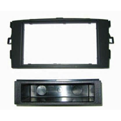 Framadapter till bilradio - AUTOLEADS - Toyota Auris 2007 - Enkel DIN - Svart - Universell