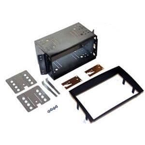 Dubbeldin bilradioadapter - AUTOLEADS - Kia Venga - Svart - Metalldel - 2 DIN