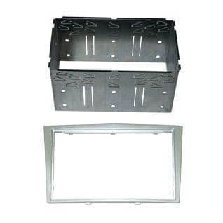 Adaptör för bilstereo Double DIN - OPEL - Corsa 2006 - Metallgrå - Metallbur