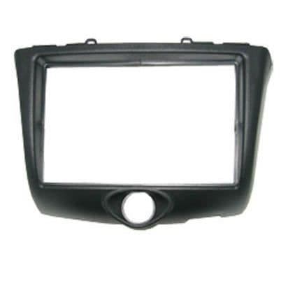 Svart dubbel DIN bilradio fascia adapter för Toyota Yaris 2003-2006 - TOYOTA märke