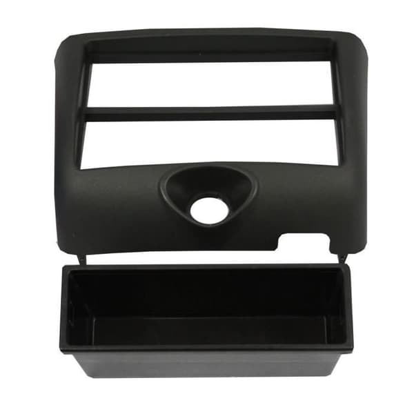 Framsida radioadapter - AUTOLEADS - Yaris - 2x enkel DIN - Svart - 1999-2003